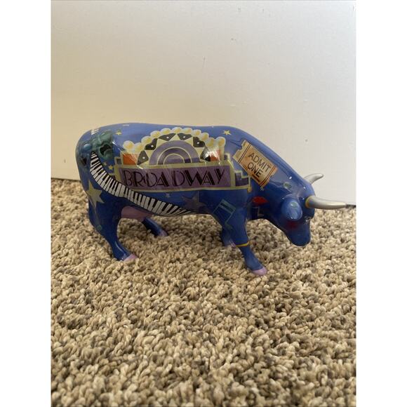 Cow Parade Broadway Baby Figurine Westland Giftware Collectible Cow #9159 - Picture 3 of 9